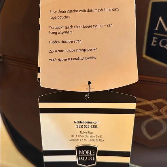 Noble Equine *NWT* Retro Ropers Bag, One Size - Picture 3 of 16